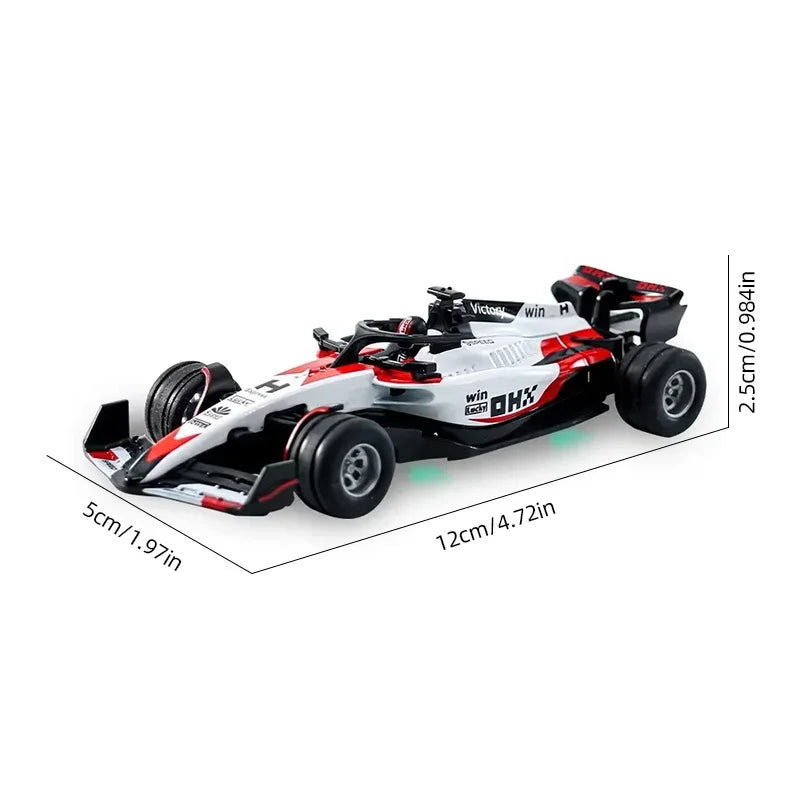 1/64 Mini Formula Racing Alloy RC Cary Model Car Die Cast Toy Car for Boy Gifts Party Toys Children's Remote Control Car Toy