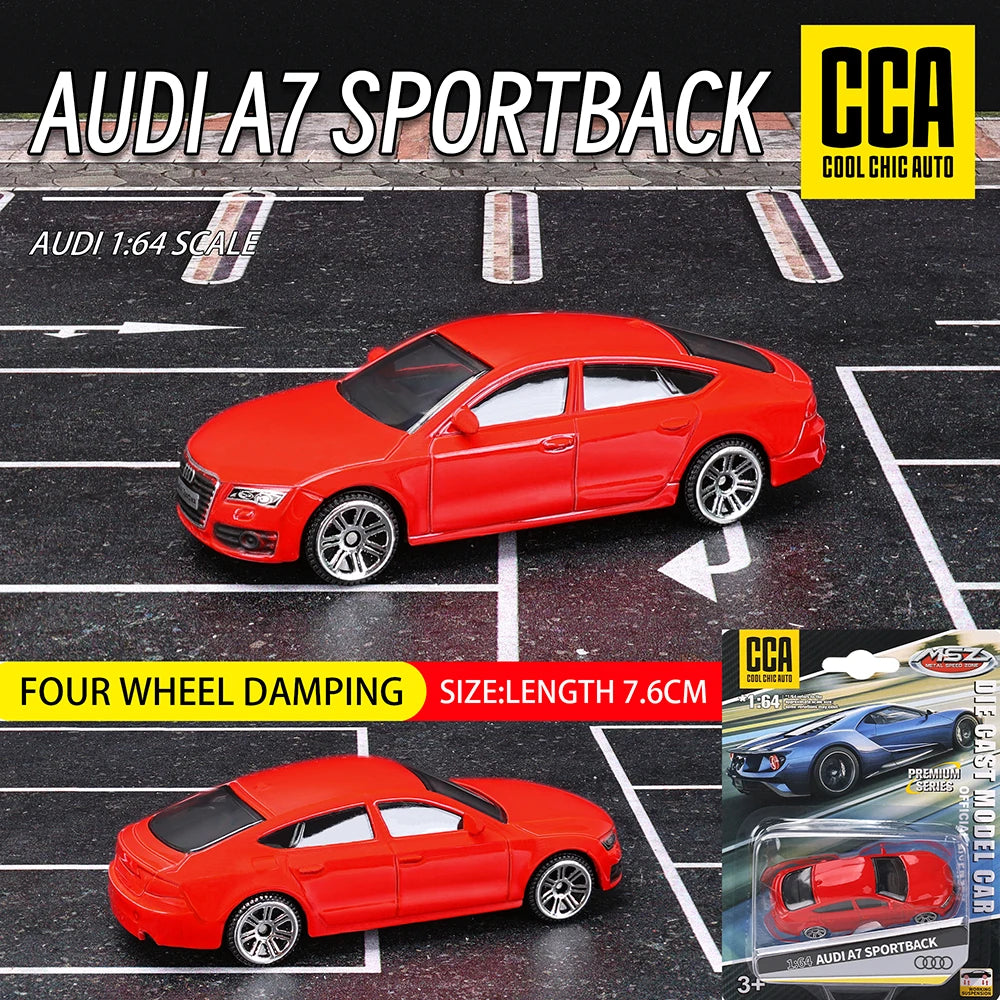 CCA 1:64 BMW M4 Z4 M850I M4 GT3 نموذج معلق رائع لسيارة كلاسيكية، نموذج سيارة ثابتة، نموذج سيارة مصبوب من السبائك، هدية قابلة للتجميع