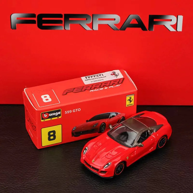 Bburago1:64 Ferrari series LAFerrari Model Small Collection Car Alloy Model Toy Gift Scene Decoration Classic and Exquisite