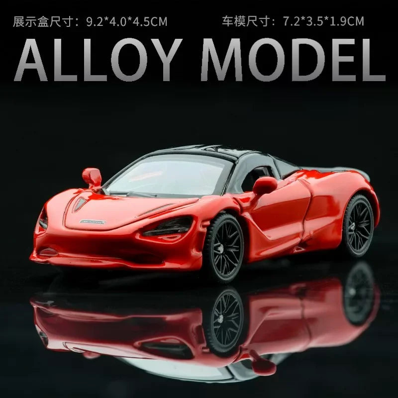 TSC1:64 Alloy Car Model Aston Martin Bugatti Simulation Children's Toy Decoration Collectible Item Non-Radio Controlled Vehicle