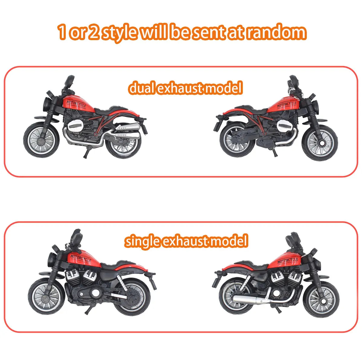 1PCS Motorcycle Model Toys Mini Vehicles Decoration Accessories for Boy Gift Alloy Car Children Birthday Gifts
