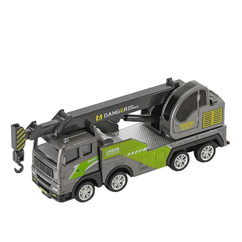 1/50 Model Car Bulldozer Truck Excavator Crane Forklift Construction Engineering Vehicle Toys for Boys Children Educational Toys