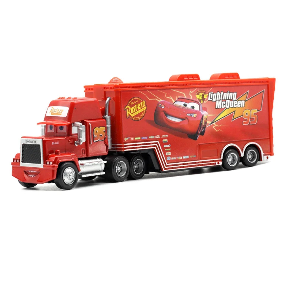 2026 NEW Disney Pixar Car Lightning McQueen The King Mater 1:55 Diecast Metal Alloy Model Car Toy for Kids Birthday Gift New Yea