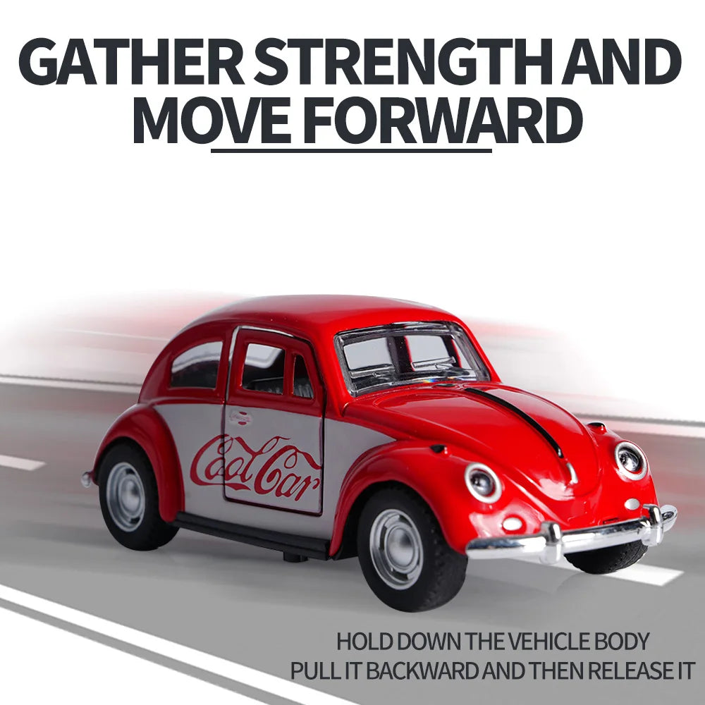 Retro Volkswagen Beetle 1:36 Scale Alloy Car Model，Model Diecast Vehicle Collectible Toy for Adults And Kids，Surprise gift
