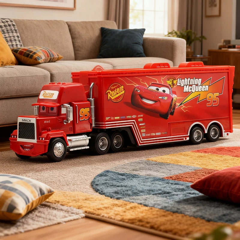 2026 NEW Disney Pixar Car Lightning McQueen The King Mater 1:55 Diecast Metal Alloy Model Car Toy for Kids Birthday Gift New Yea