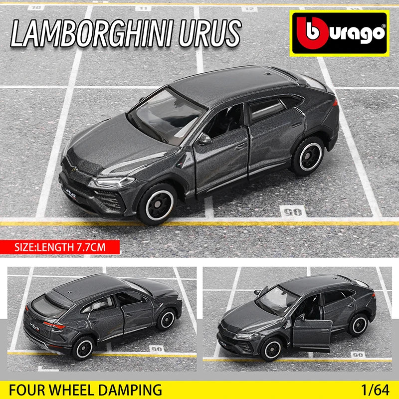 Bburago 1:64 GOLF GT 2017 2020 mustang shelby gt500 Car Model Collection Kids Xmas Gift Toys for Boys Ferrari  Benz Volkswagen