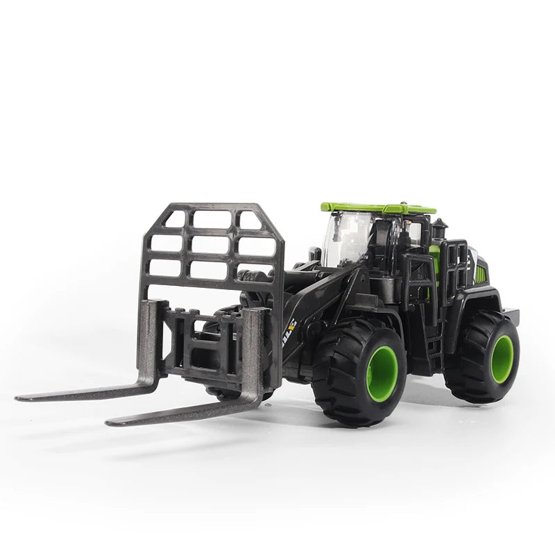 1/50 Model Car Bulldozer Truck Excavator Crane Forklift Construction Engineering Vehicle Toys for Boys Children Educational Toys