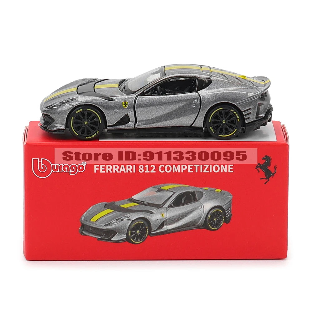 Bburago 1: 64 Ferrari series Multiple choices SP3 812 ENZO F40 F12TDF SF90 458 Car Die Casting Model Children's Gift Toy