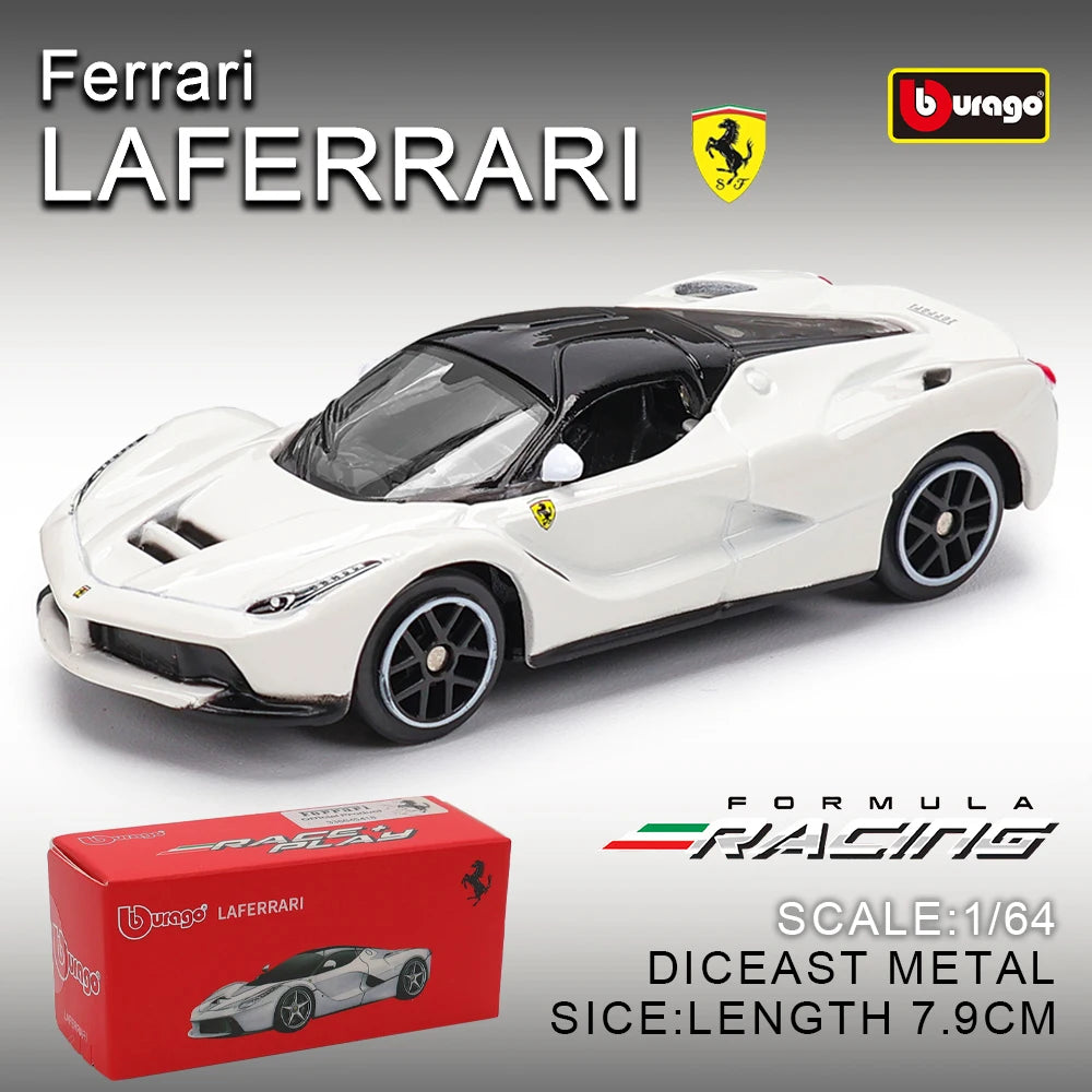 Bburago 1:64 genuine Ferrari SP1 812 COMPETIZIONE ENZO F40 F12TDF SF90 car model series children's Christmas boy gift toys