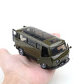 (Bagged) 1/36 Scale Replica UAZ-452 Three-Door Vintage Pullback Van, Die-Cast Metal, Boy's Toy, Self-Developed Simulation.