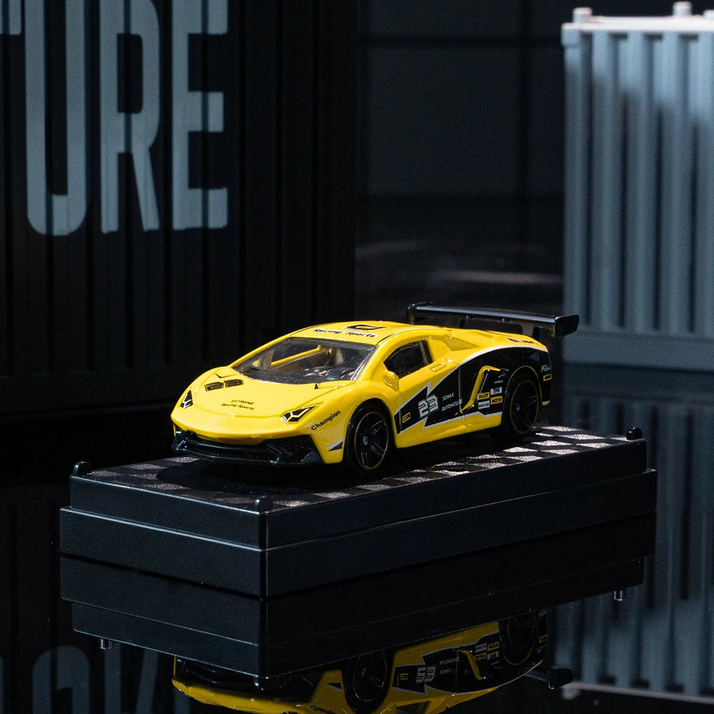 Aventador SVJ Die-cast Model, Alloy Car Toys Collectibles, 1/64 Scale Racing Ornament, Home Decoration, Gifts for Ages 3+