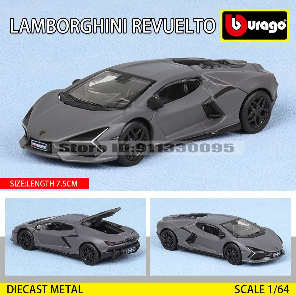 Bburago 1:64 GOLF GT 2017 2020 mustang shelby gt500 Car Model Collection Kids Xmas Gift Toys for Boys Ferrari  Benz Volkswagen