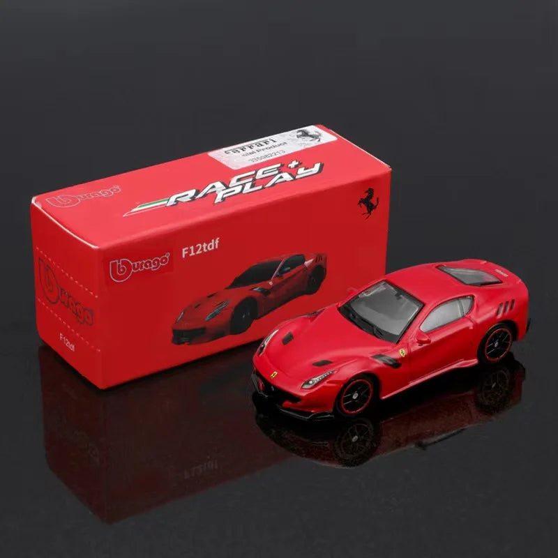 Bburago1:64 Ferrari series LAFerrari Model Small Collection Car Alloy Model Toy Gift Scene Decoration Classic and Exquisite