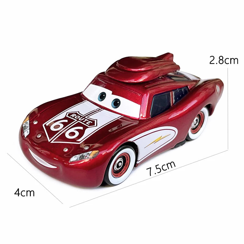 Disney Pixar Cars Toy Lightning McQueen Series 1:55 Diecast Model Basic Styles And Plated Version Children's Alloy Toy Car