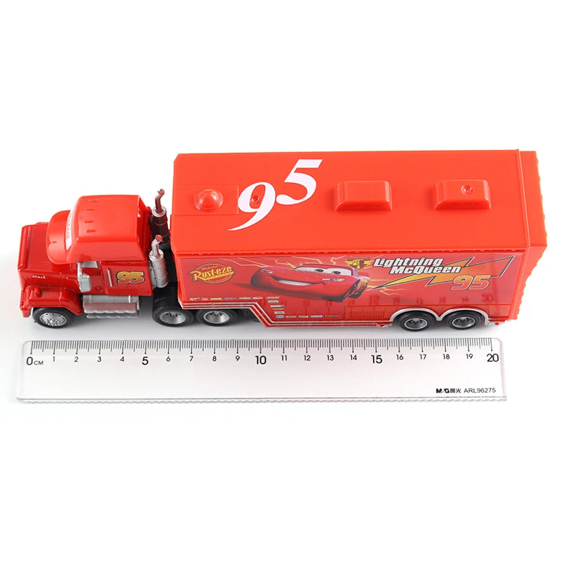 Cars 2 Mack Truck Pixar Racing Car Lightning McQueen Jackson Storm Car 3 Truck Set Metal Toy Model Car Gift For Kids Gift