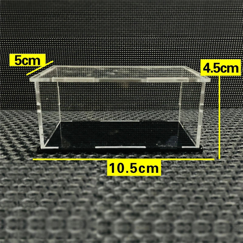 1/64 Model Cars Acrylic Display Case Fit for Mini Size MiniGT Tomica Hotwheels Required Assembly Proof Box Cabinet Toy Vehicles