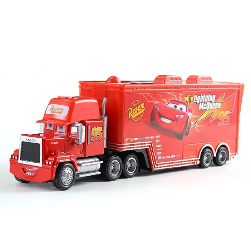 Cars 2 Mack Truck Pixar Racing Car Lightning McQueen Jackson Storm Car 3 Truck Set Metal Toy Model Car Gift For Kids Gift