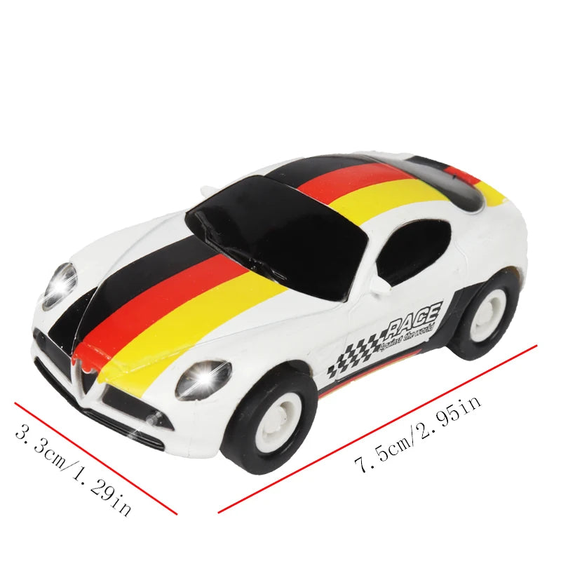 Analog Slot Car For Carrera Go  Scalextric 1 64 1/64 1:64 Scale Electric High Speed Race Track Polizei Racing Cars Vehicle Toy