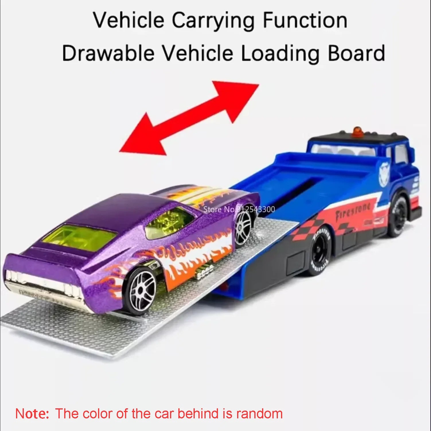 Scale 1:64 Container Alloy Trailer Model Toy Car Diecast Metal Movable Joint Pull Back Rescue Engineering Vehicles Gifts for Kid