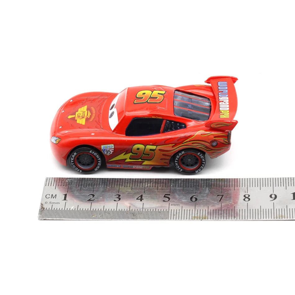 2026 NEW Disney Pixar Car Lightning McQueen The King Mater 1:55 Diecast Metal Alloy Model Car Toy for Kids Birthday Gift New Yea