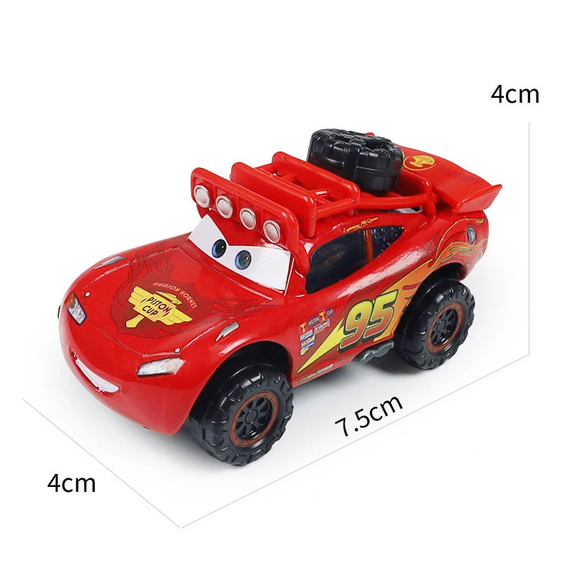 Disney Pixar Cars Toy Lightning McQueen Series 1:55 Diecast Model Basic Styles And Plated Version Children's Alloy Toy Car