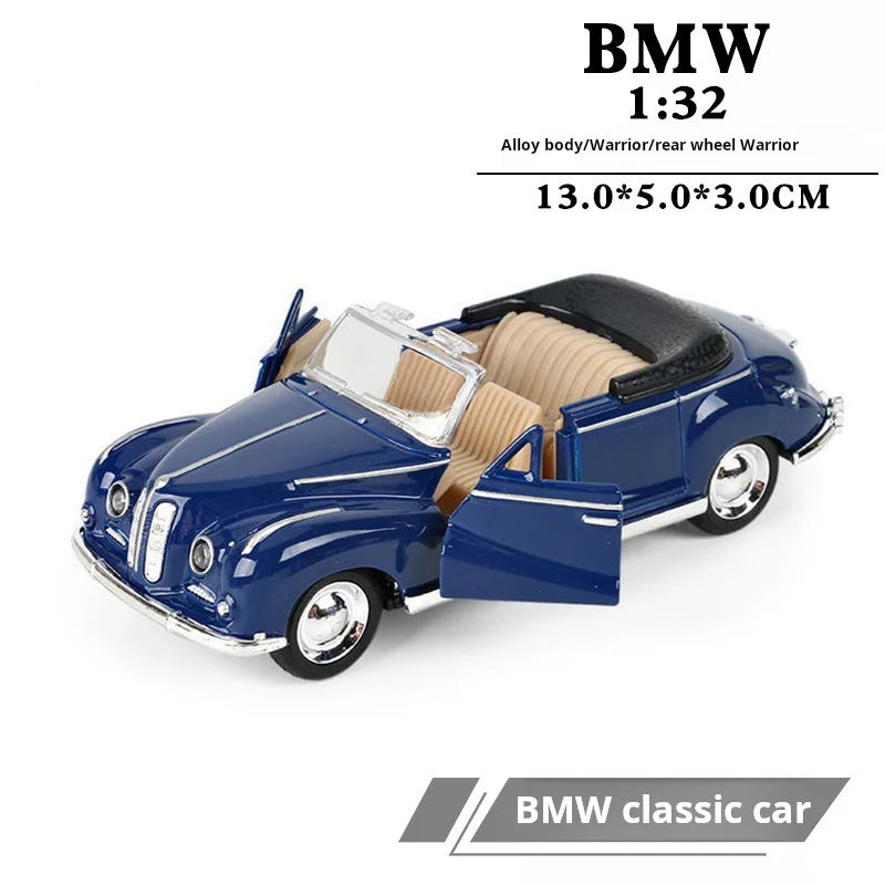 1:32 Alloy Classic Car Model Toy Car Ornaments Pull-Back Car Model Toy Die-Cast Educational Toy