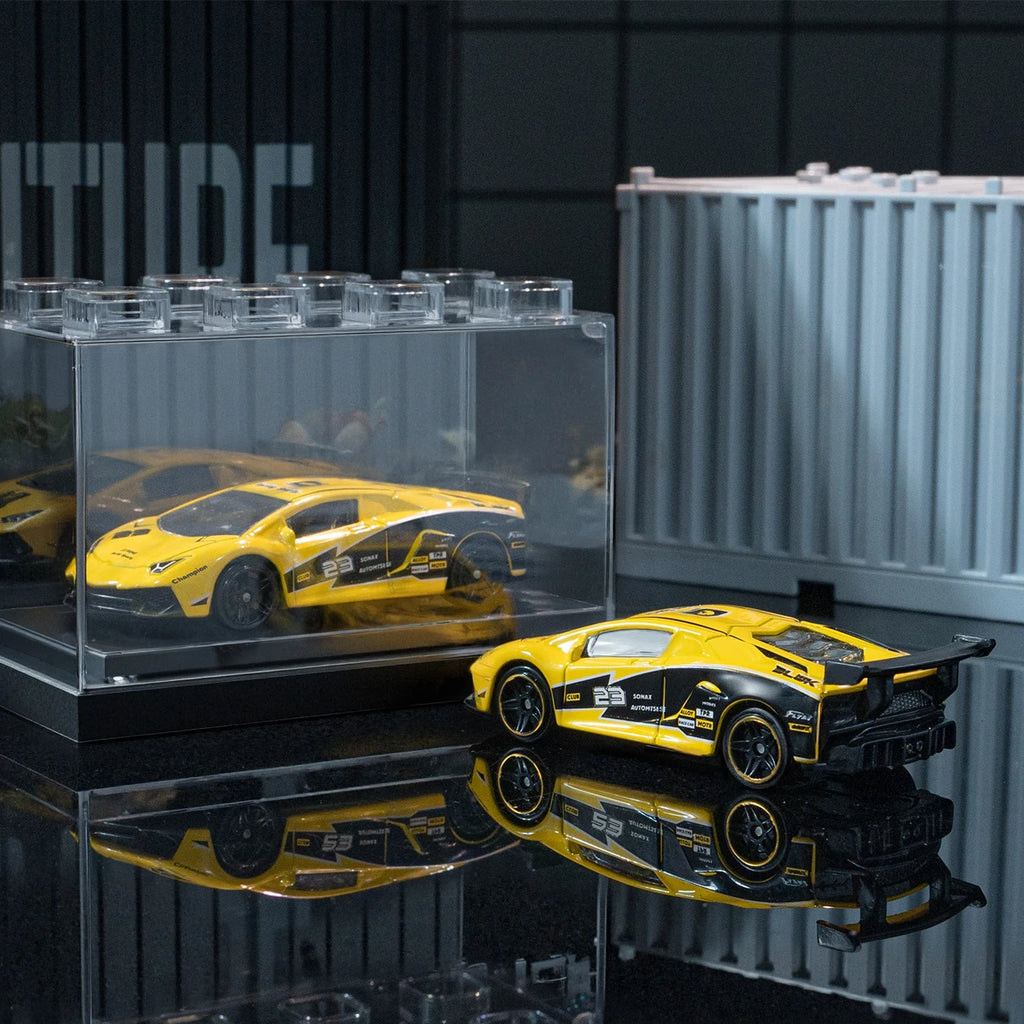 Aventador SVJ Die-cast Model, Alloy Car Toys Collectibles, 1/64 Scale Racing Ornament, Home Decoration, Gifts for Ages 3+