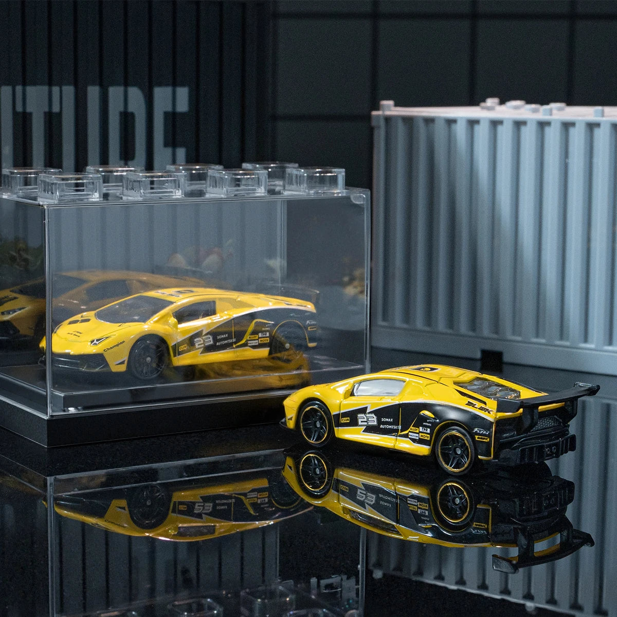 Aventador SVJ Die-cast Model, Alloy Car Toys Collectibles, 1/64 Scale Racing Ornament, Home Decoration, Gifts for Ages 3+