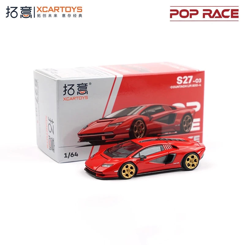 Xcartoys x Pop Race 1:64 EVA RT TYPE-08 087X PANDEM S13 SINGER SKYLINE GTR V8 DRIFT Diecast Model Car