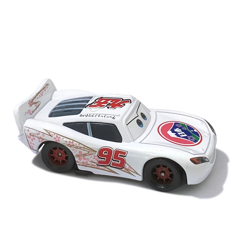 Disney Pixar Cars Toy Lightning McQueen Series 1:55 Diecast Model Basic Styles And Plated Version Children's Alloy Toy Car