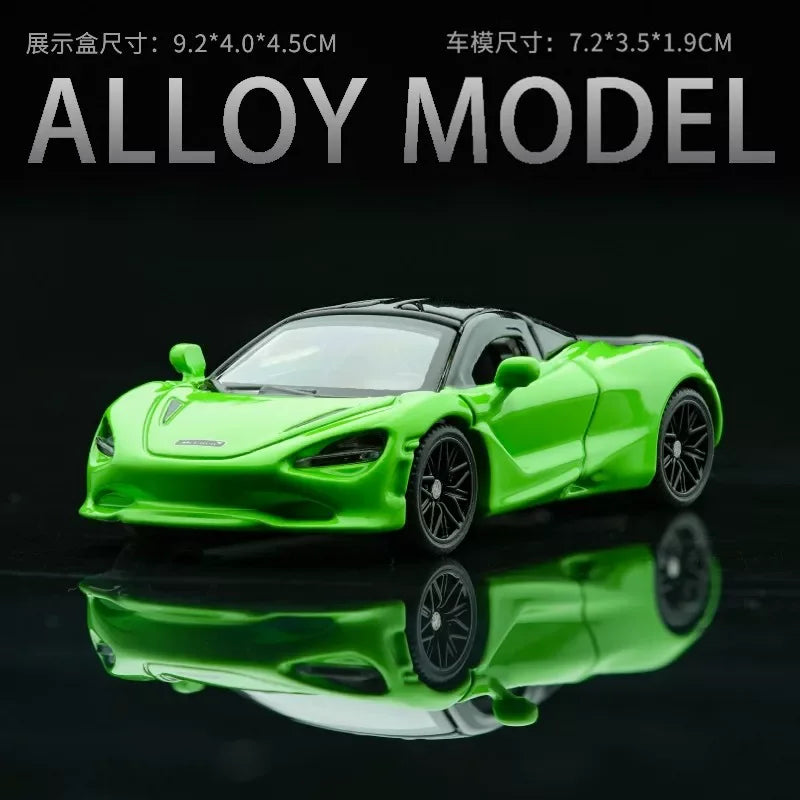 TSC1:64 Alloy Car Model Aston Martin Bugatti Simulation Children's Toy Decoration Collectible Item Non-Radio Controlled Vehicle