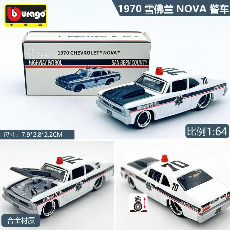 Bburago 1:64 Diecast Car Model, Audi Porsche 911 Mercedes-Benz Collectible Alloy Vehicle Toy, Gift for Boys Kids Adults