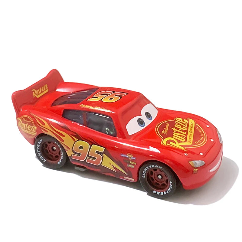 Disney Pixar Cars Toy Lightning McQueen Series 1:55 Diecast Model Basic Styles And Plated Version Children's Alloy Toy Car