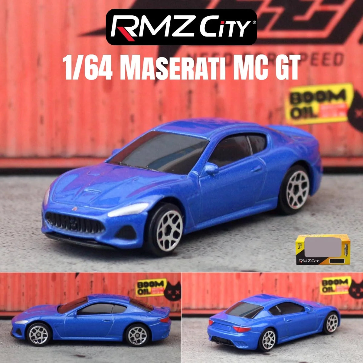 1/64 RMZ CiTY Diecast Toy Car Model Miniature 3-inch Free Wheels Collection Suitable for Hot Wheels Gift for Children Boys Kid