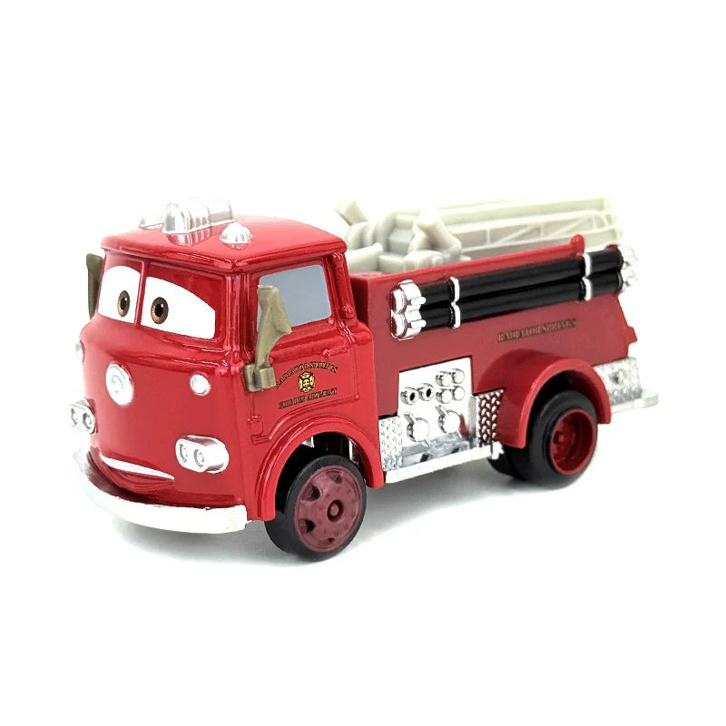 2026 NEW Disney Pixar Car Lightning McQueen The King Mater 1:55 Diecast Metal Alloy Model Car Toy for Kids Birthday Gift New Yea