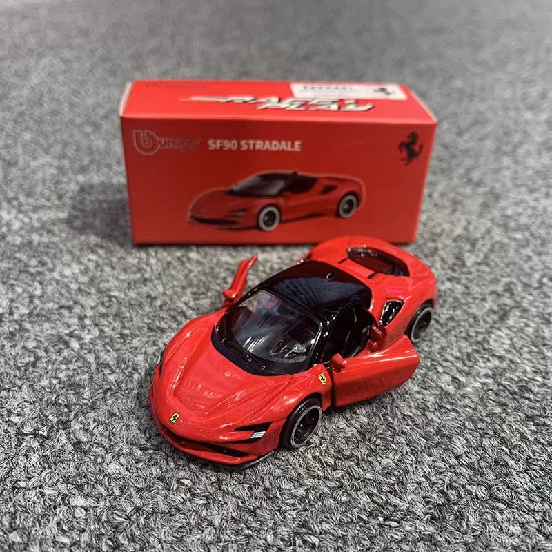 Bburago1:64 Ferrari series LAFerrari Model Small Collection Car Alloy Model Toy Gift Scene Decoration Classic and Exquisite