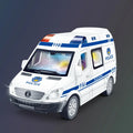 Children's Inertia Pull back Car Toy with Lighting Sound Simulation Commercial Car Model Boy Gift Toy Car Kids Holiday Gift