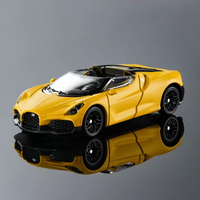 TSC1:64 Alloy Car Model Aston Martin Bugatti Simulation Children's Toy Decoration Collectible Item Non-Radio Controlled Vehicle