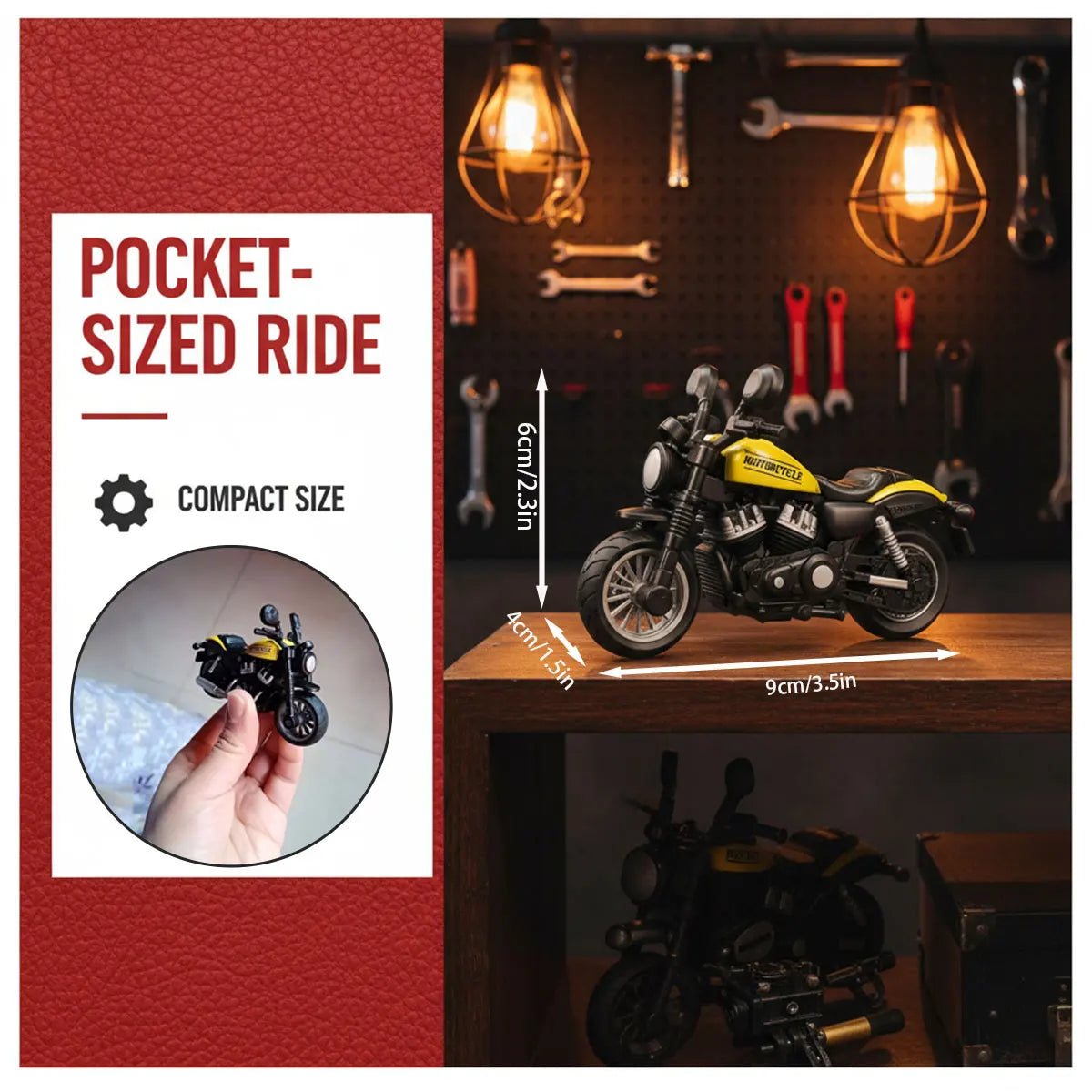 1PCS Motorcycle Model Toys Mini Vehicles Decoration Accessories for Boy Gift Alloy Car Children Birthday Gifts