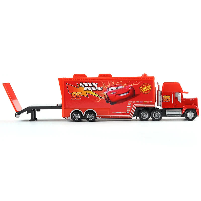 Cars 2 Mack Truck Pixar Racing Car Lightning McQueen Jackson Storm Car 3 Truck Set Metal Toy Model Car Gift For Kids Gift