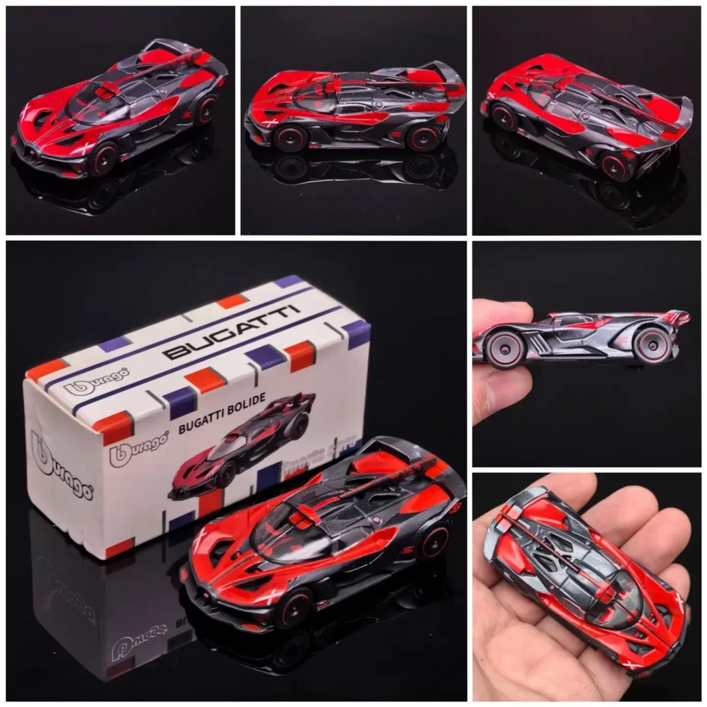 Bburago 1:64 Diecast Car Model, Audi Porsche 911 Mercedes-Benz Collectible Alloy Vehicle Toy, Gift for Boys Kids Adults