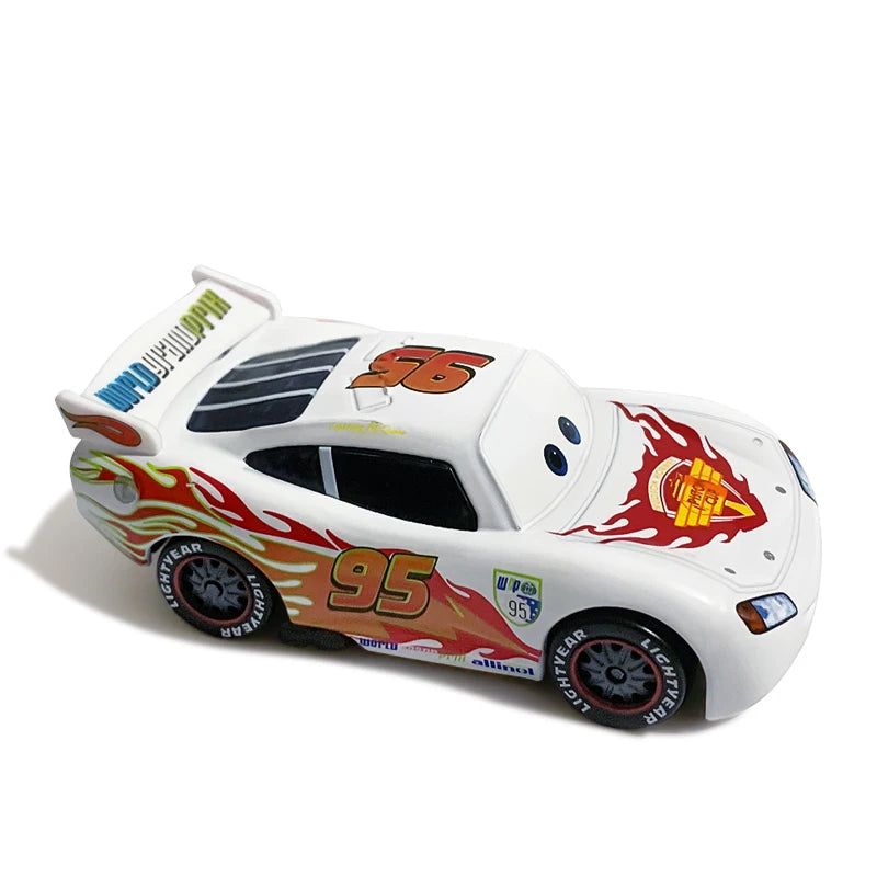 Disney Pixar Cars Toy Lightning McQueen Series 1:55 Diecast Model Basic Styles And Plated Version Children's Alloy Toy Car
