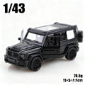 1/43 scale die-cast metal new Little G pullback off-road vehicle, three-door alloy model, boy's toy, decoration.