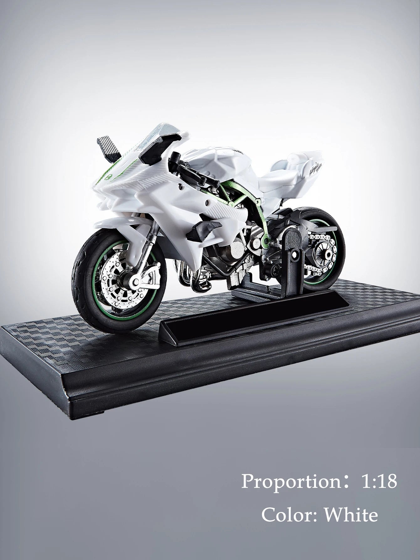 Model Diecast Motocycle Toys Ornament, 1:18/1:36 Car Rotating Rubber Rires Desktop Ornament Gifts