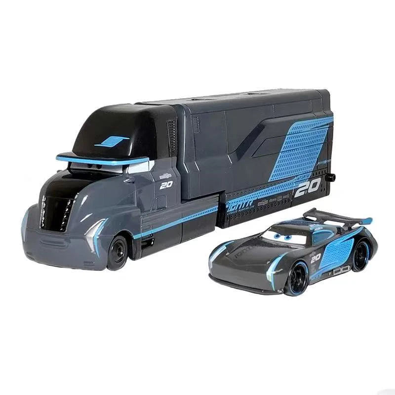 Cars 2 Mack Truck Pixar Racing Car Lightning McQueen Jackson Storm Car 3 Truck Set Metal Toy Model Car Gift For Kids Gift