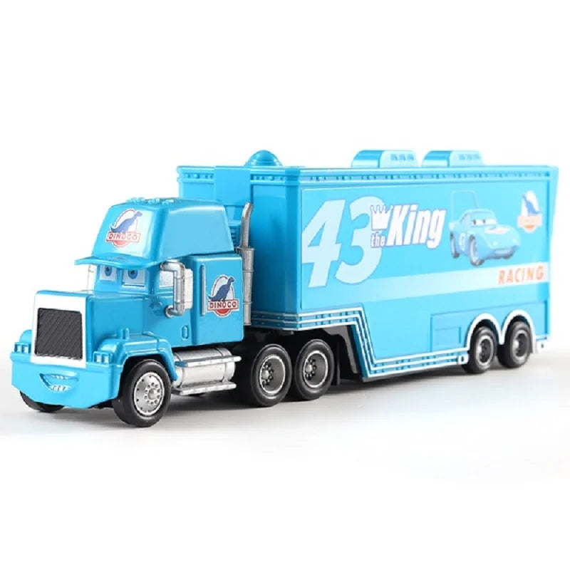 Cars 2 Mack Truck Pixar Racing Car Lightning McQueen Jackson Storm Car 3 Truck Set Metal Toy Model Car Gift For Kids Gift