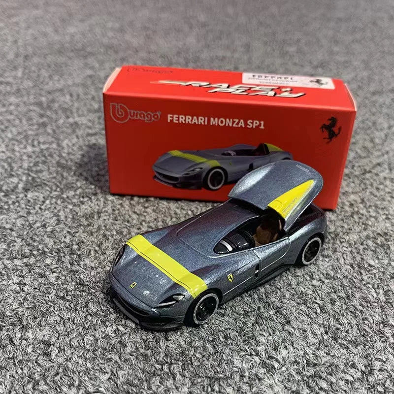 Bburago1:64 Ferrari series LAFerrari Model Small Collection Car Alloy Model Toy Gift Scene Decoration Classic and Exquisite
