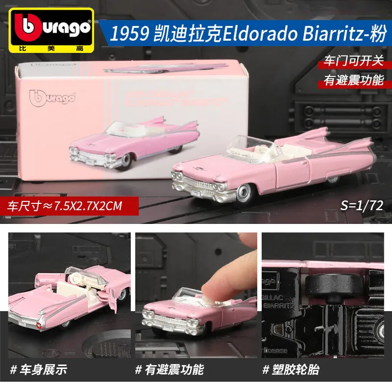 Bburago 1:64 Diecast Car Model, Audi Porsche 911 Mercedes-Benz Collectible Alloy Vehicle Toy, Gift for Boys Kids Adults
