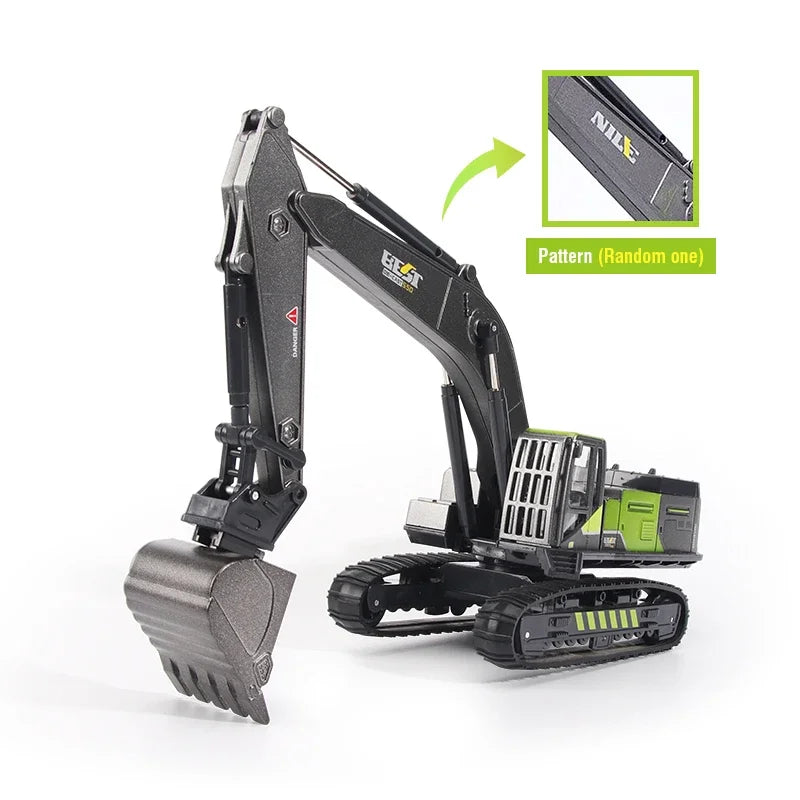 1/50 Model Car Bulldozer Truck Excavator Crane Forklift Construction Engineering Vehicle Toys for Boys Children Educational Toys