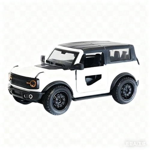 (Bagged) 1/36 New Hummer Convertible Off-Road Pullback Car - Children's Toy, Die-cast Metal, Powerful Engine